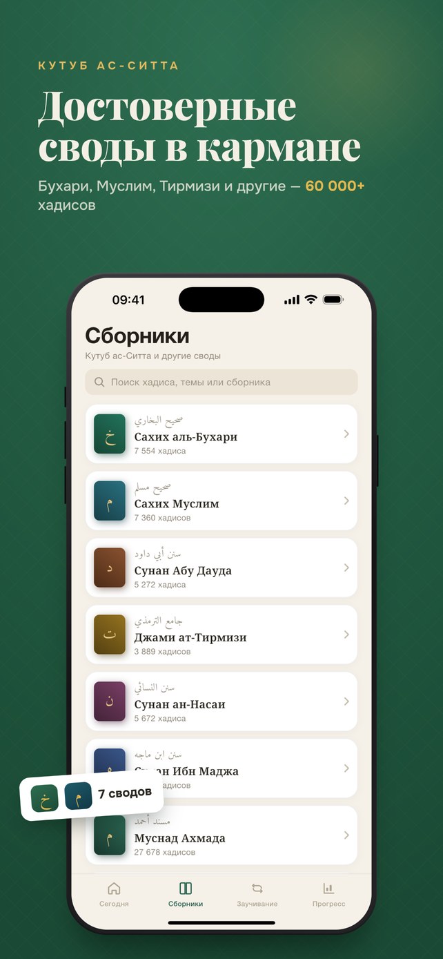 Список сборников хадисов